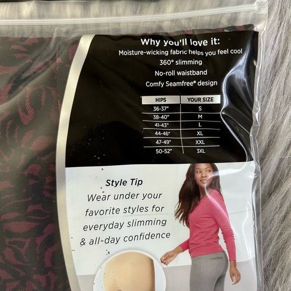 Jockey Everyday Slimming Shapewear Women‎ Size Medium Soft Stretchy Short - Picture 5 of 5